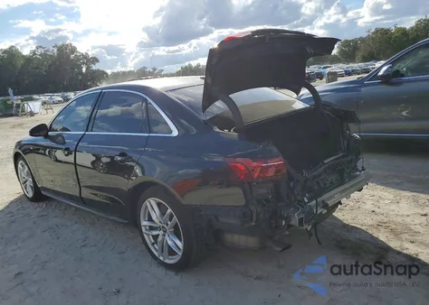 2022 Audi A4 Premium Plus 45 z USA, uszkodzony, nr VIN WAUEAAF41NN012099